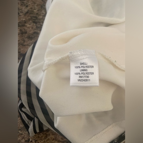 Xhilaration Black and White Striped Spaghetti Strap Top - Picture 6 of 7